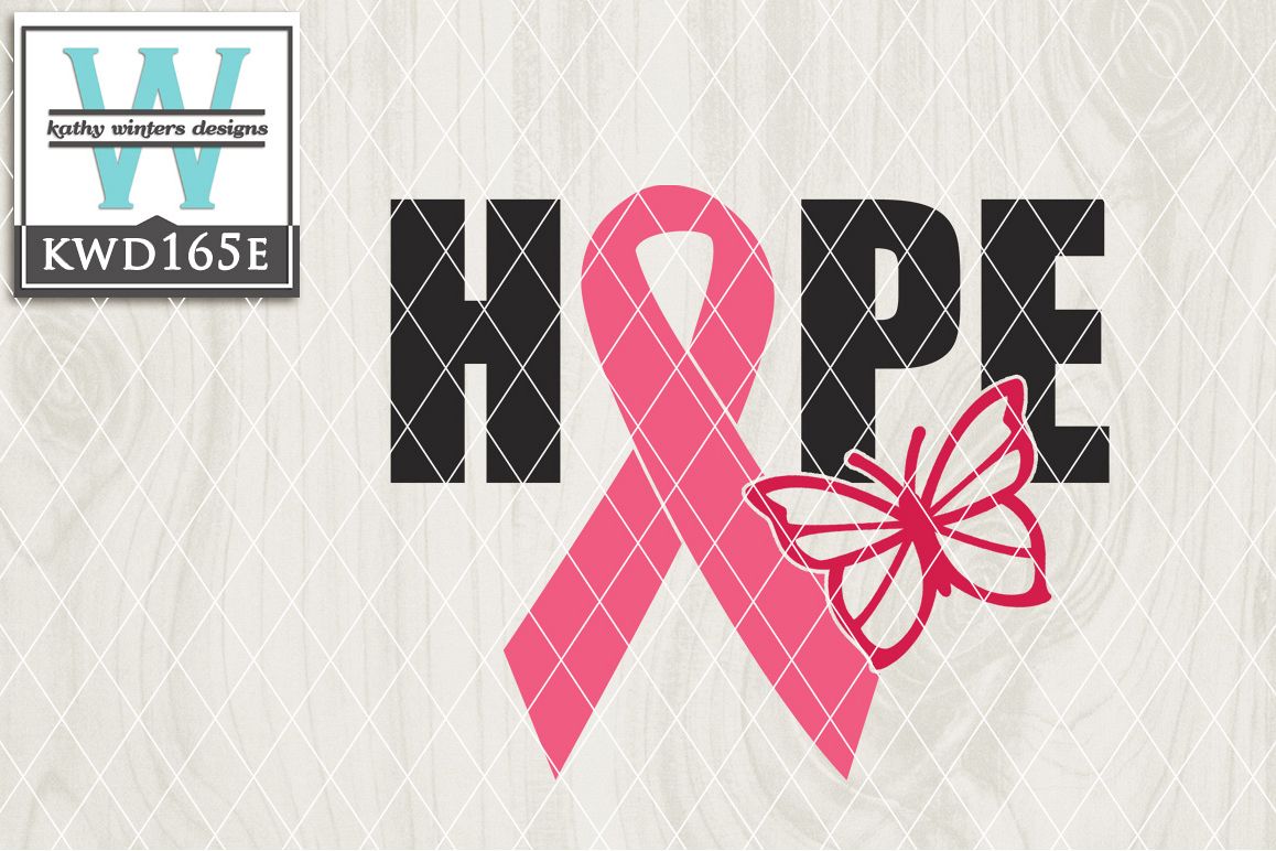 Breast Cancer Awareness Cutting File KWD165E example image 1