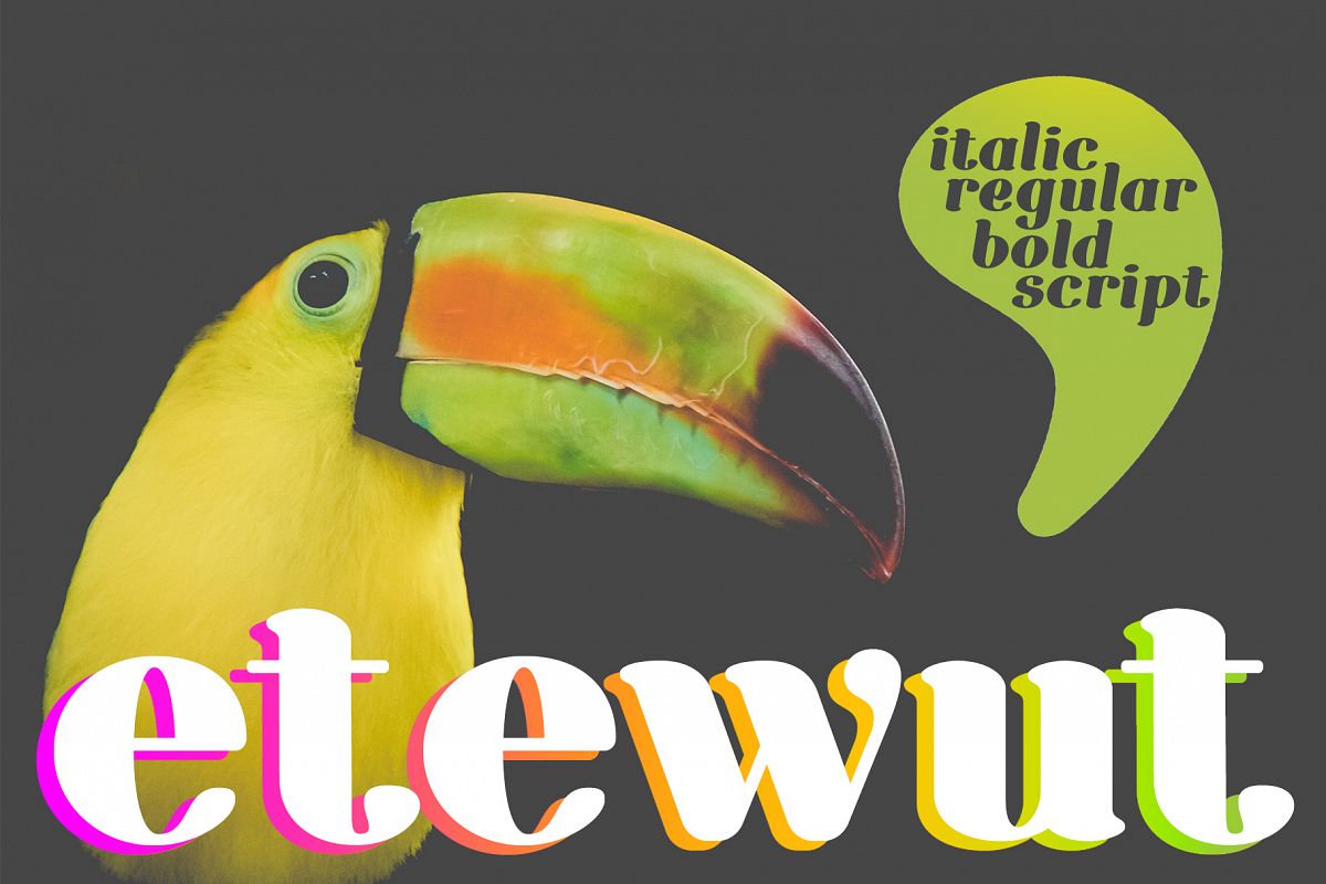 Etewut Serif example image 1