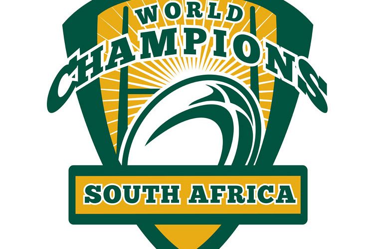 Rugby ball South Africa World Champions example image 1