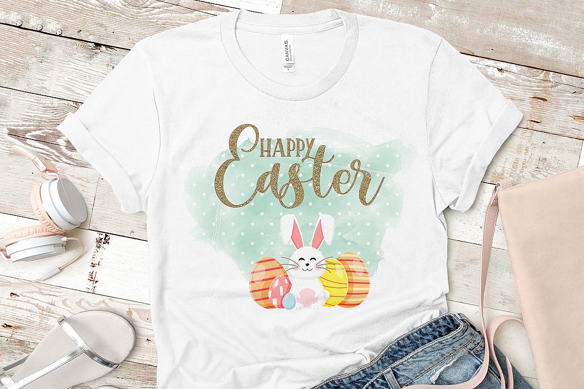 Happy Easter Sublimation Digital Download example image 1