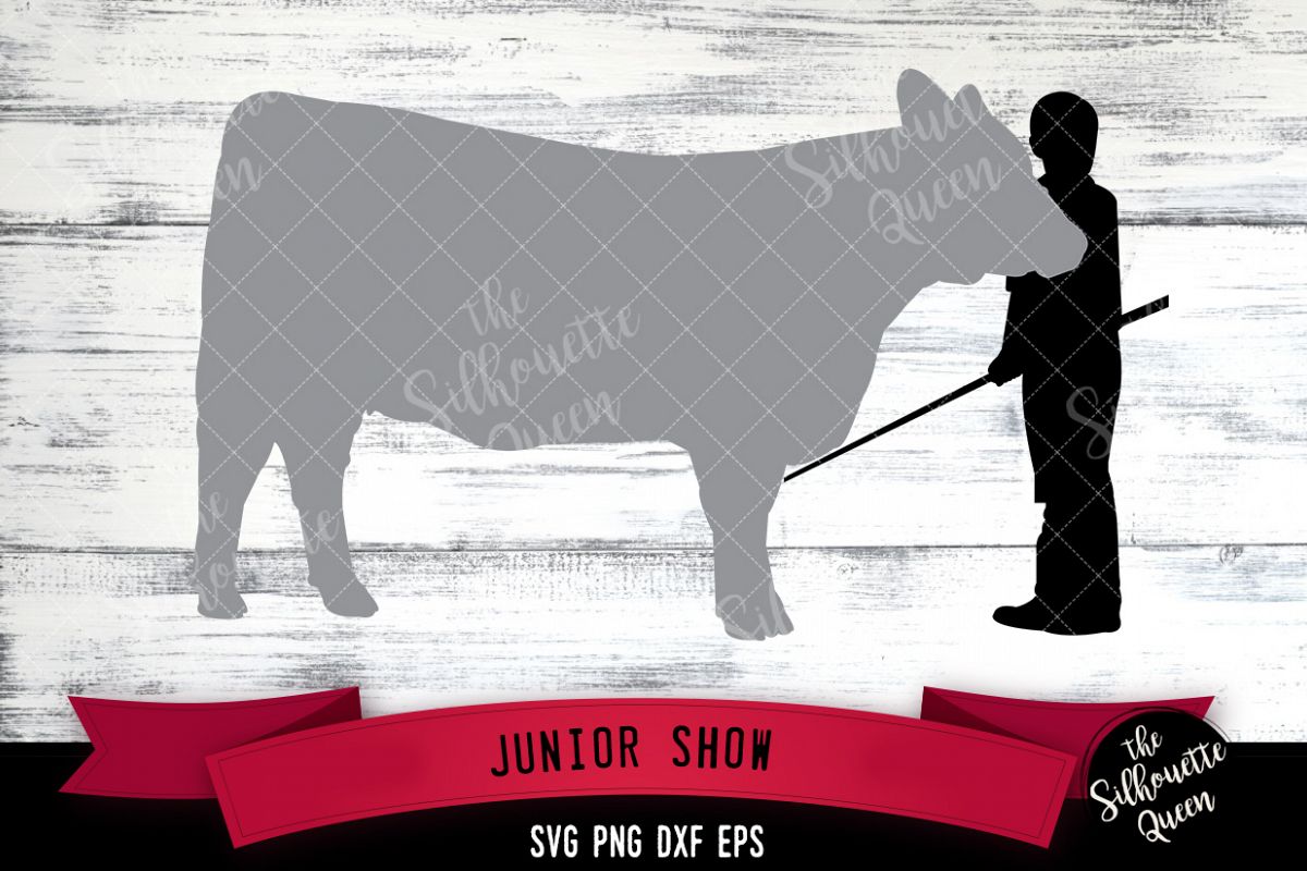Junior Show svg file, livestock show svg cut file example image 1