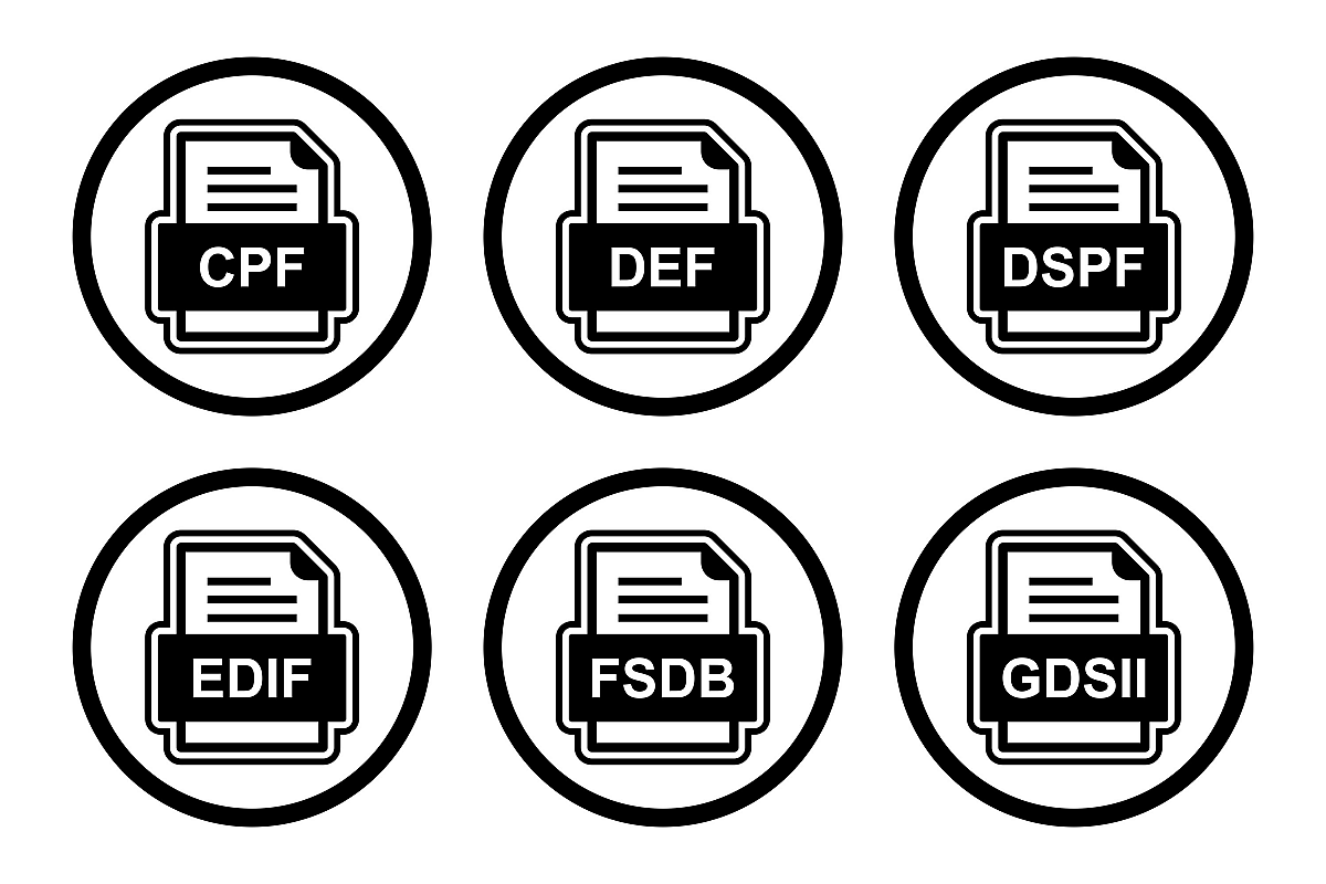 Set Of File Formats Icons example image 1