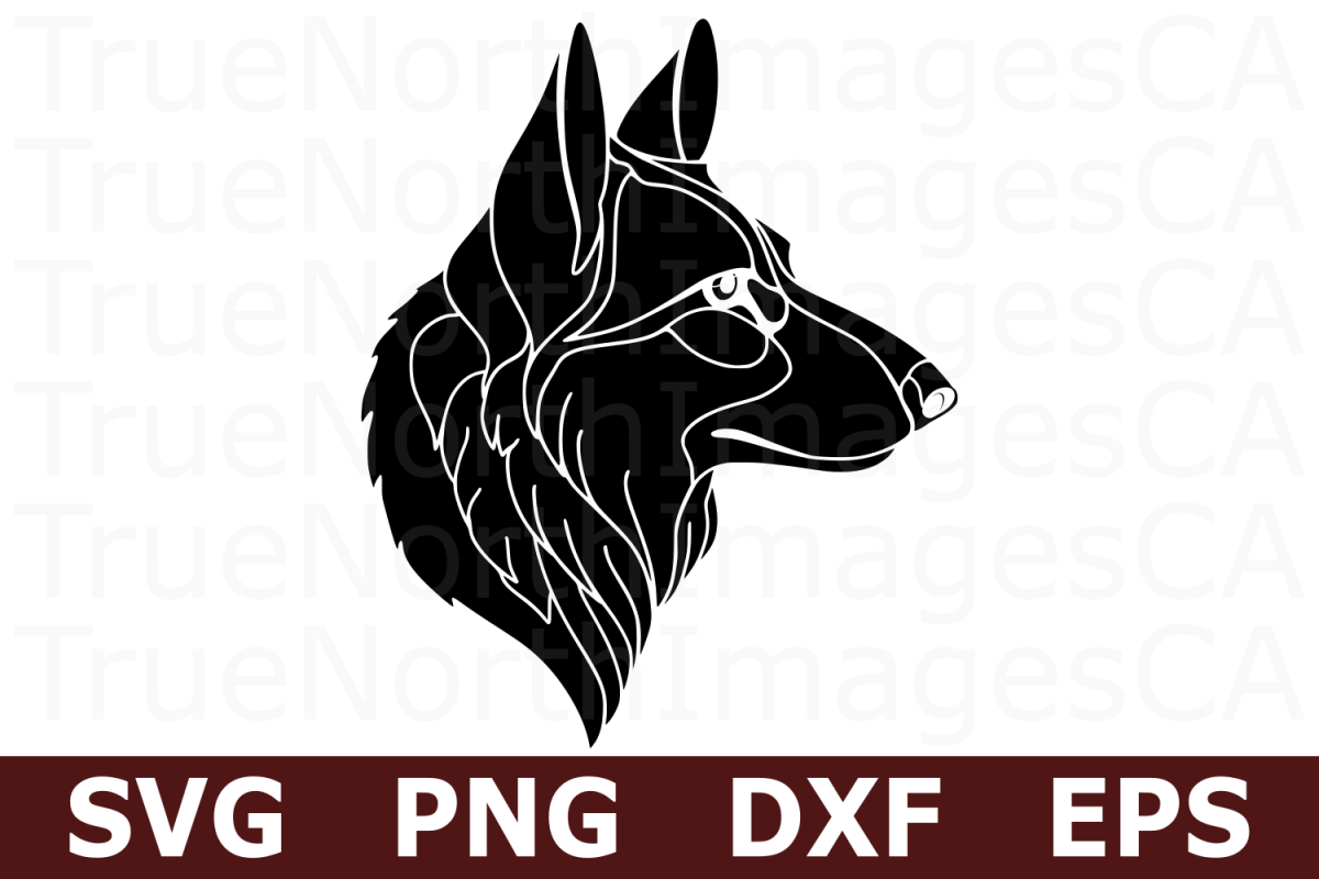 German Shepherd - An Animal SVG Cut File example image 1