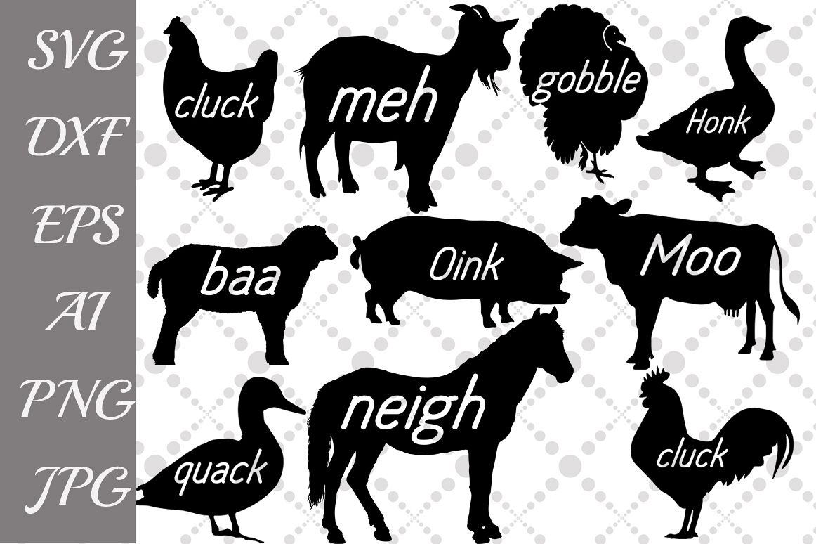 Farm Animals Svg ,FARM SVG, Horse Svg,Cow Svg (86264 ...