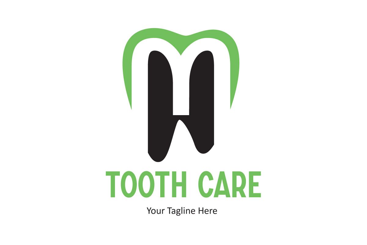 L letter dental tooth logo example image 1