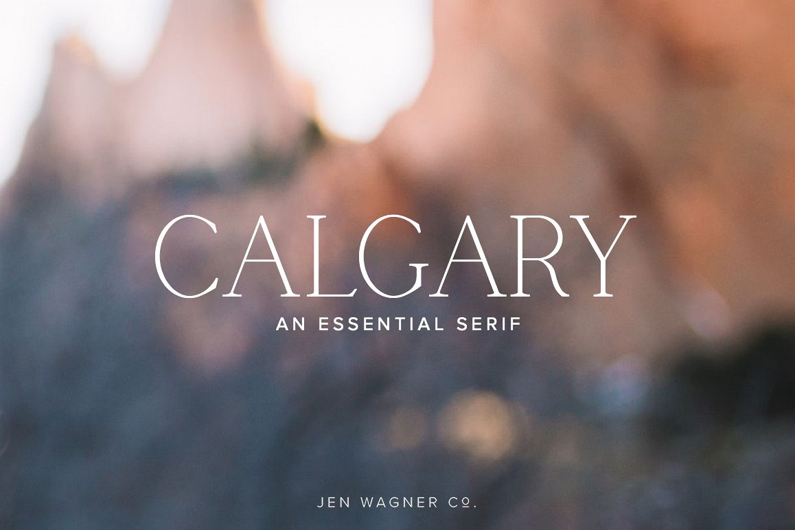 Calgary | An Essential Serif example image 1