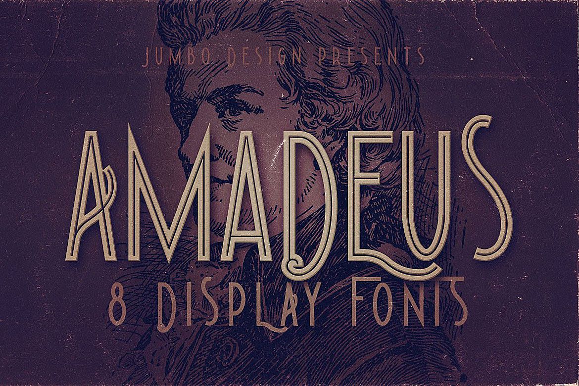 Amadeus - Display Font example image 1