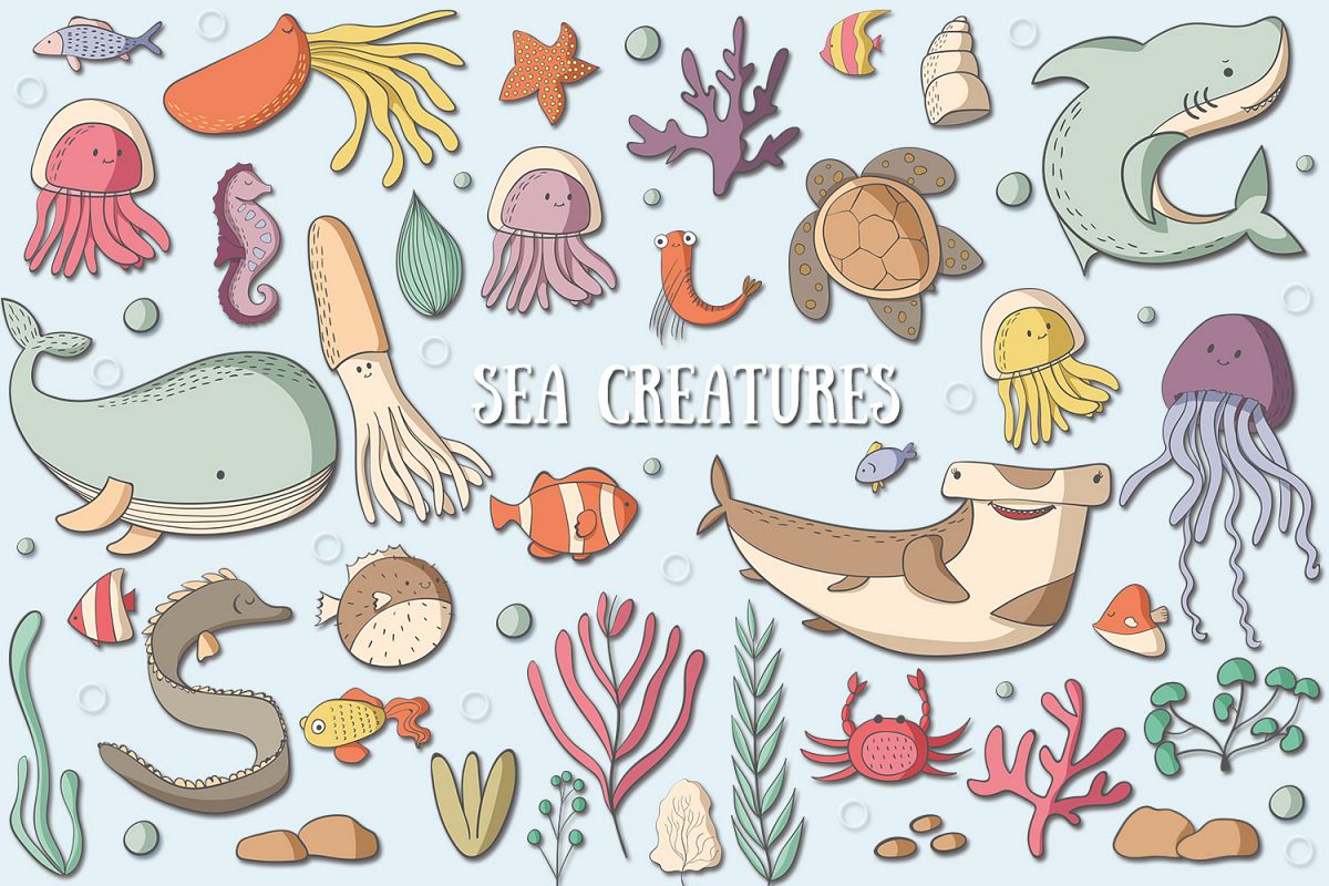 Sea Creatures example image 1