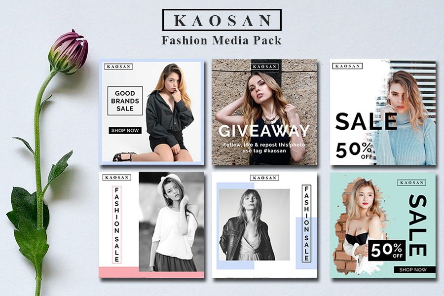 Fashion Media Instagram Banner Vol 2 example image 1