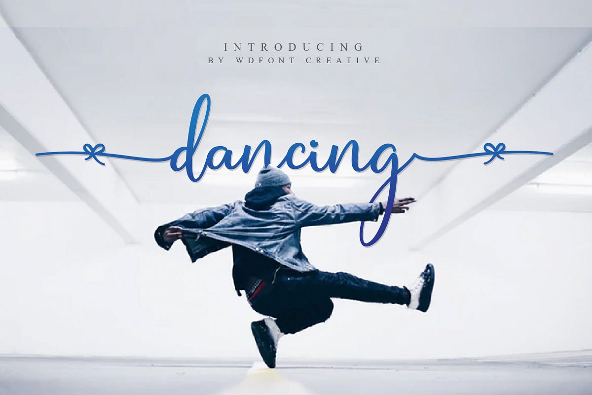 Dancing | New Calligraphy Fonts example image 1