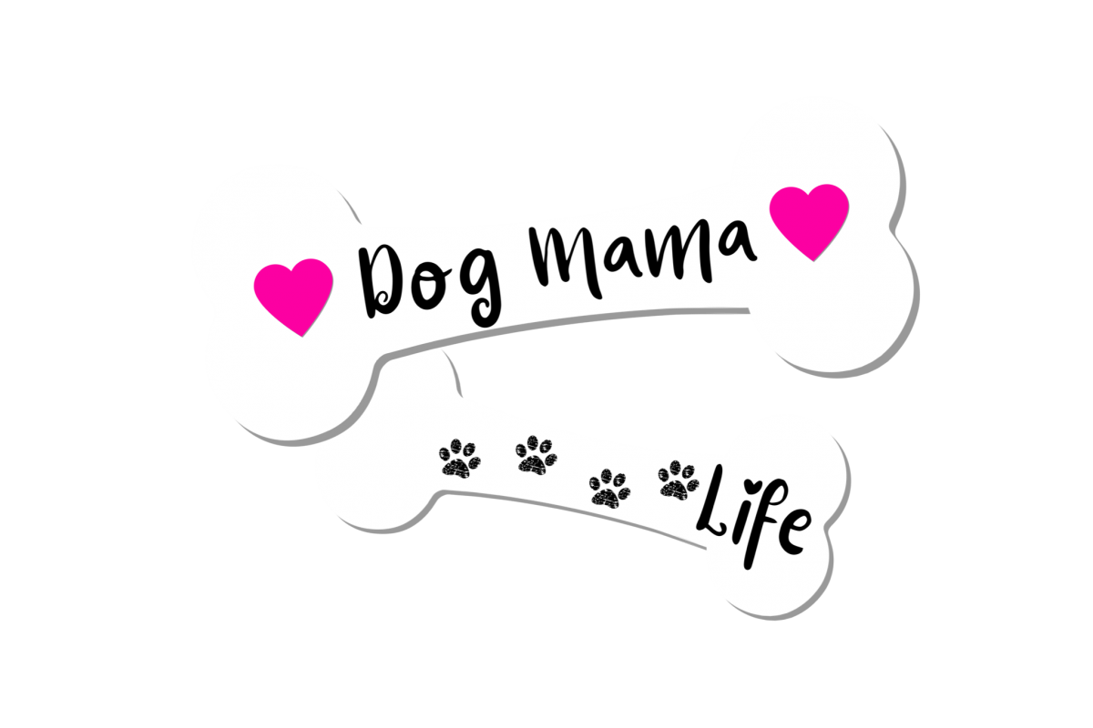 Dog Mama Life Dog Bones PNG Transparent File example image 1