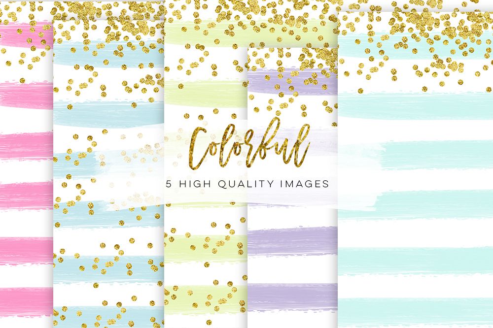 planner cover planner paper, diamond confetti paper, gold confetti candy paper, mini paper kit Rainbow Glitter Pretty Glitter planner example image 1