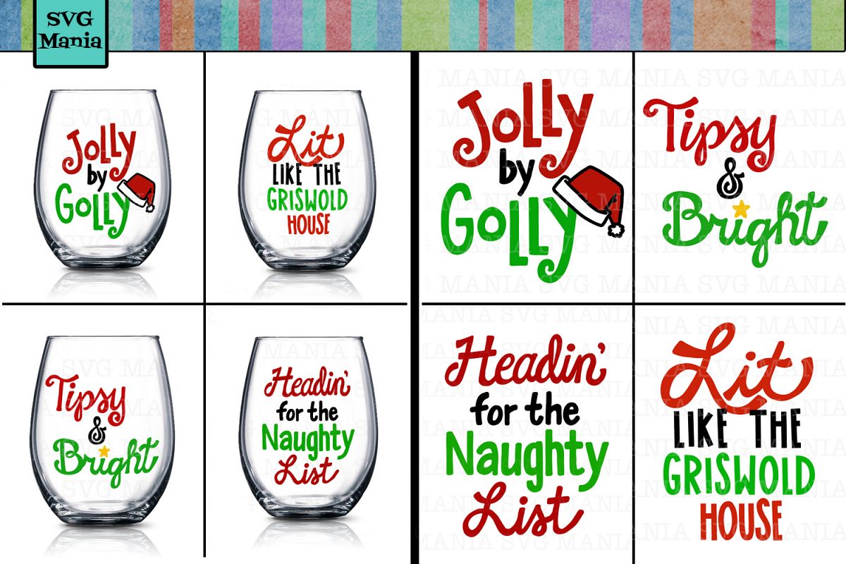 Download FUNNY CHRISTMAS WINE GLASS BUNDLE, Christmas Wine Label ...