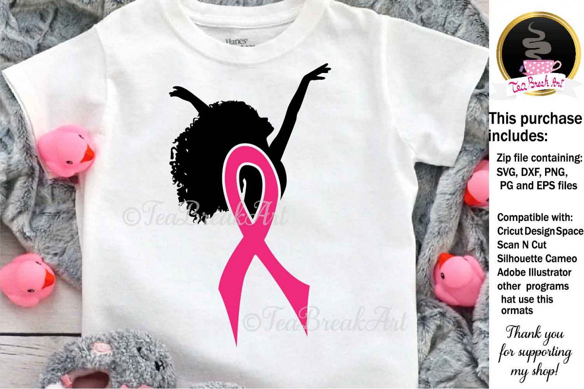 Breast Cancer Awareness Cutting Files 1088 example image 1