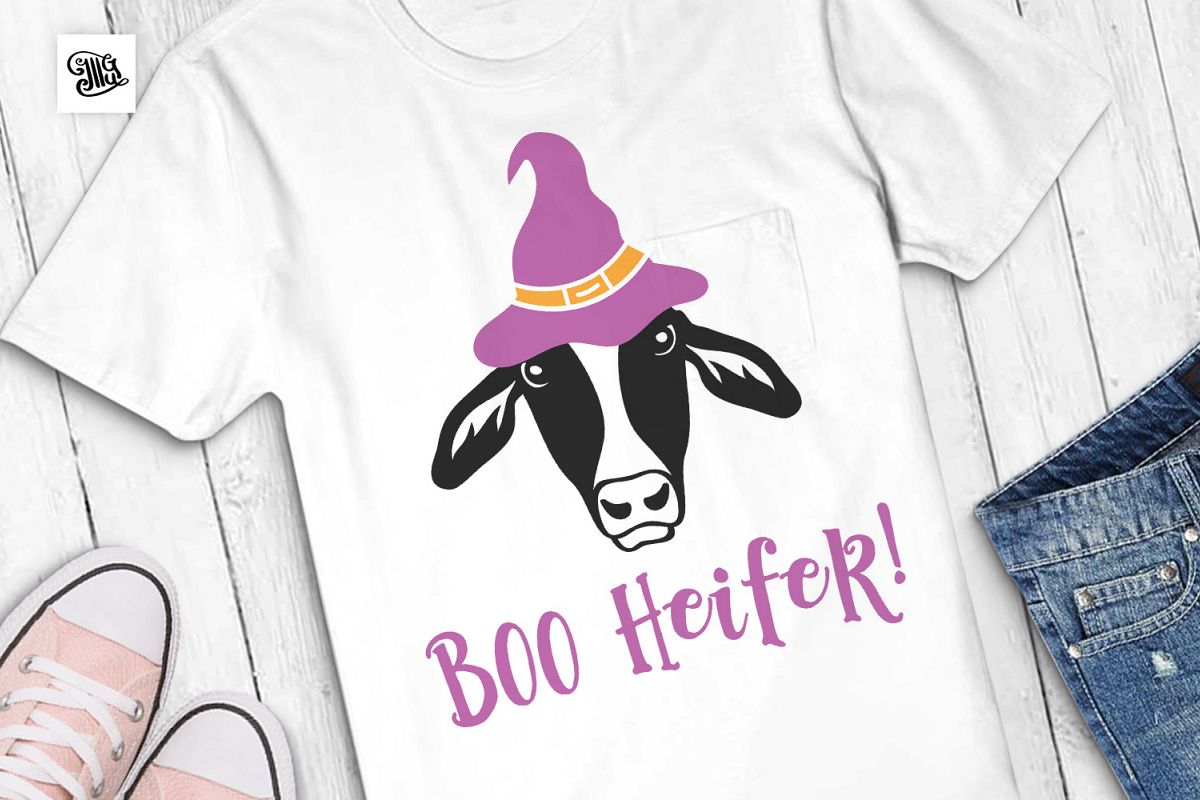 Boo heifer - Halloween example image 1