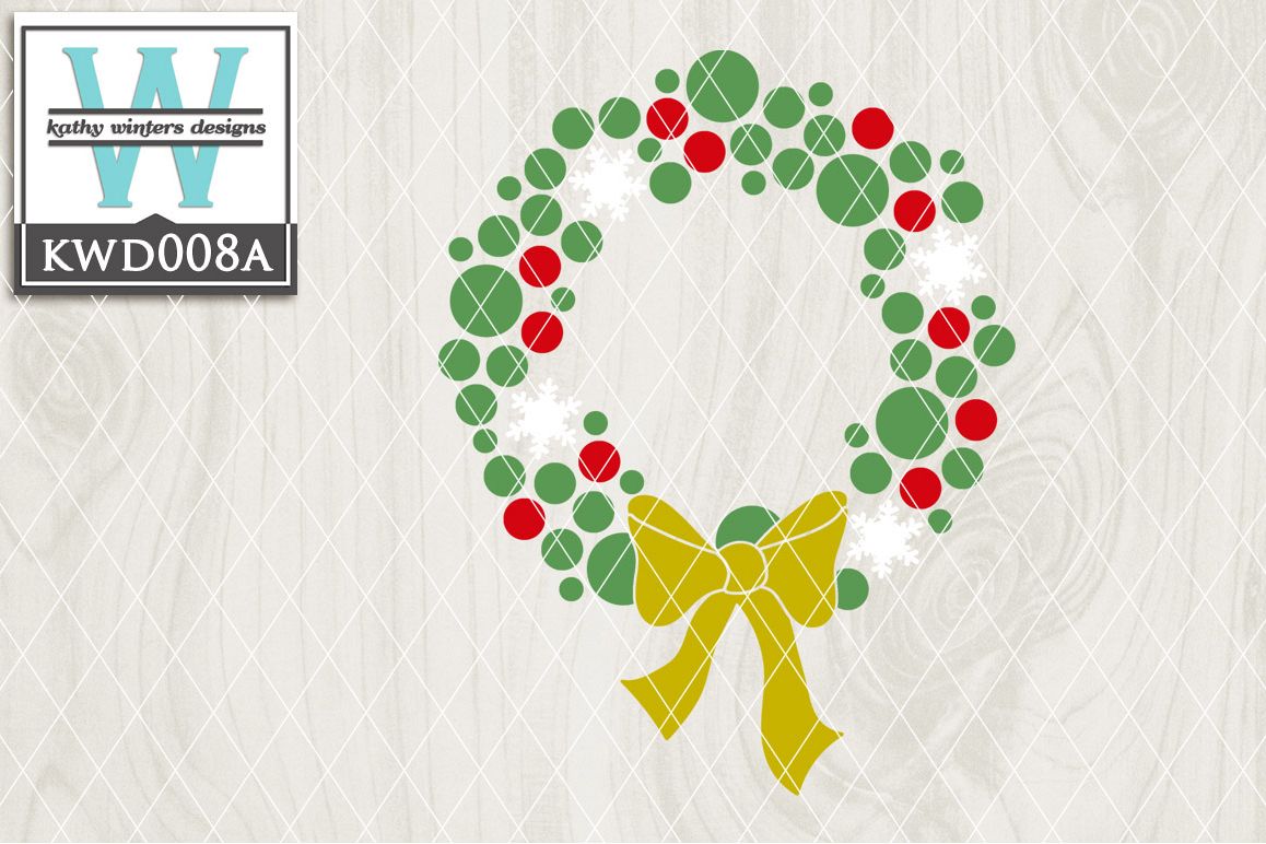 Christmas Cutting File KWD008A example image 1