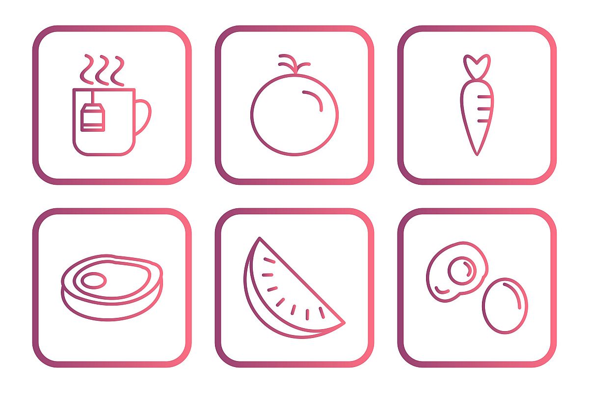 Set Of Food Icons example image 1