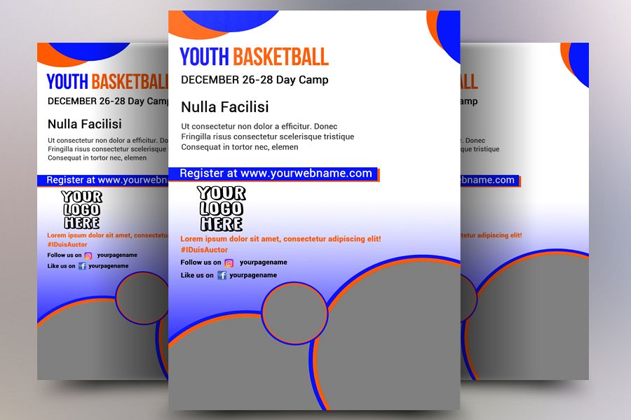 Youth Basketball Flyer example image 1