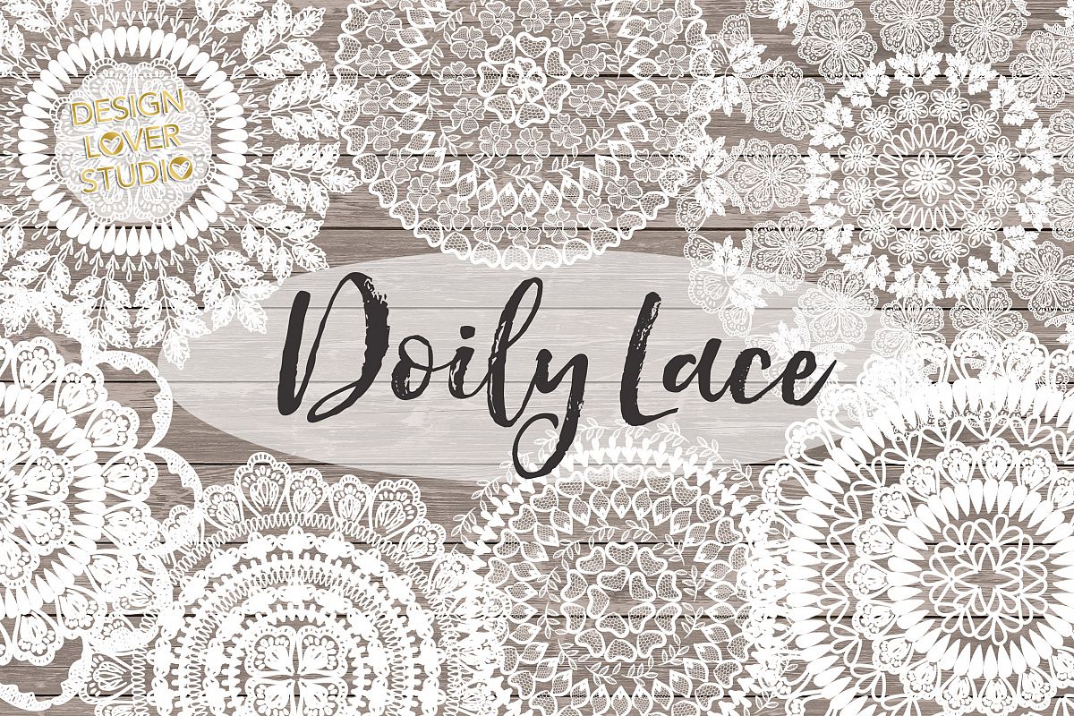Vector Rustic Doily lace example image 1