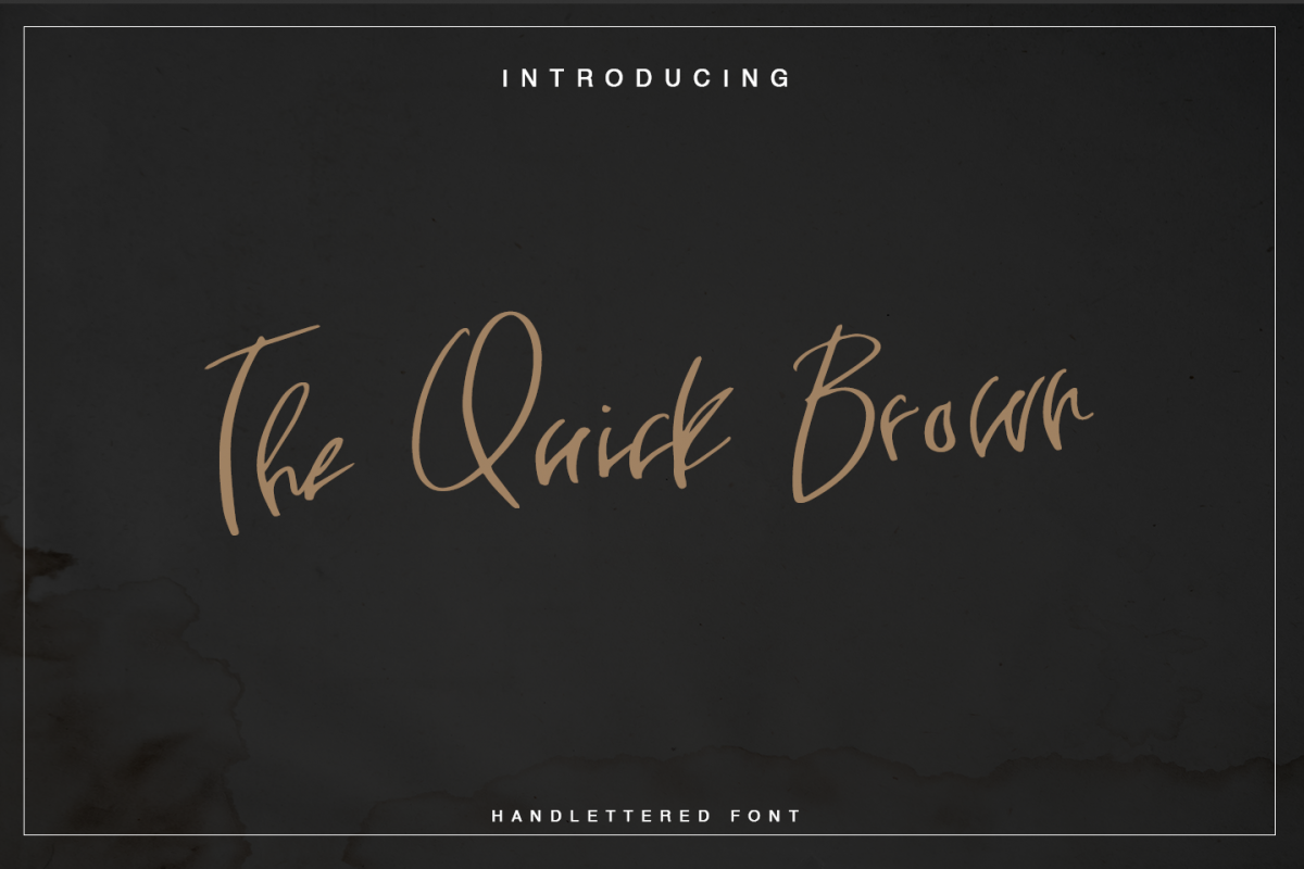 The Quick Brown example image 1