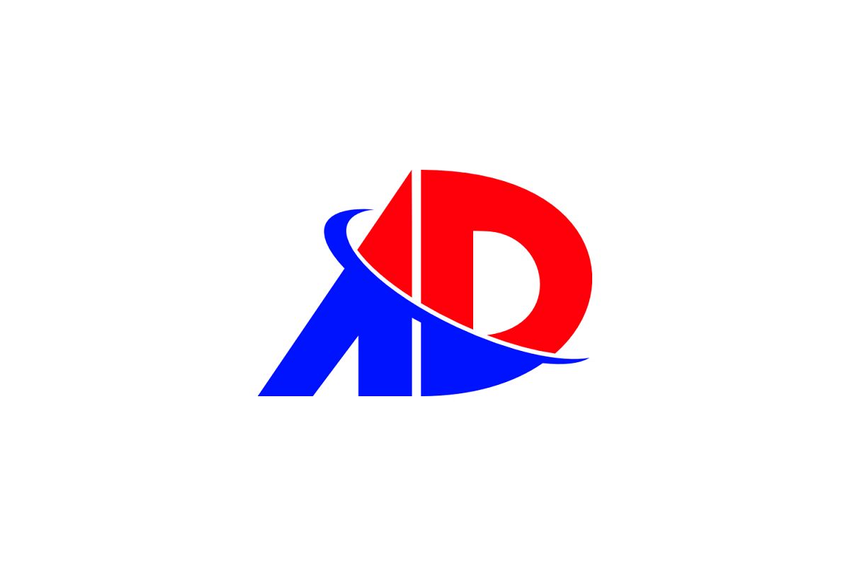 ad letter swoosh logo example image 1