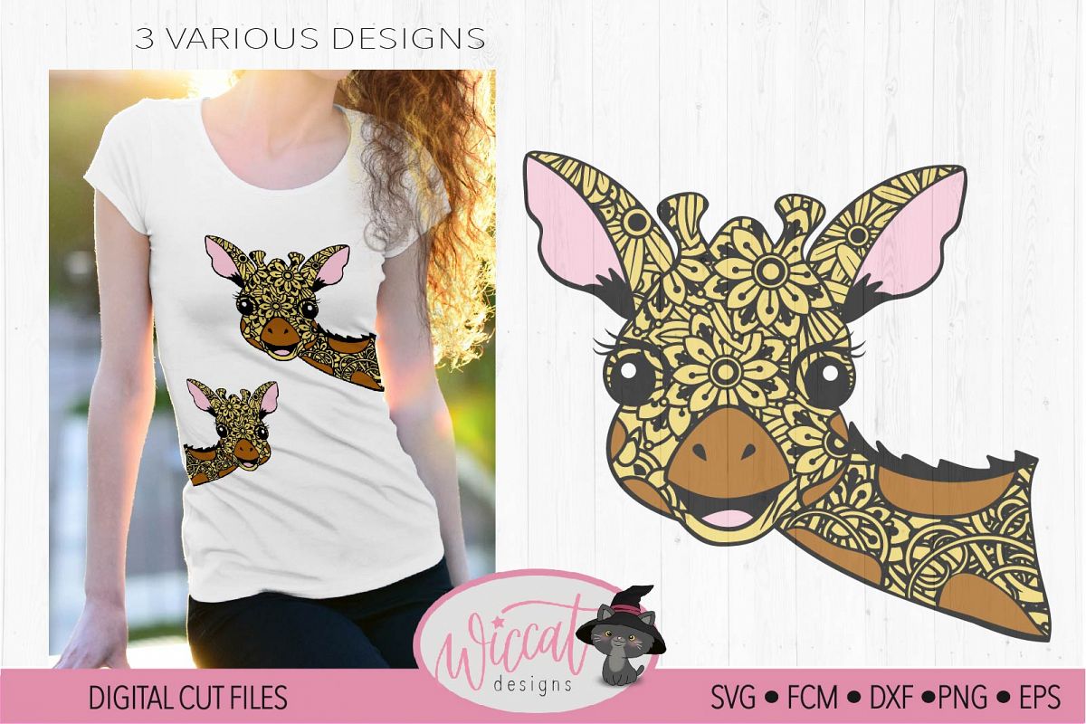 Download Funny Zentangle Giraffe, mandala animal svg, doodle Giraffe,