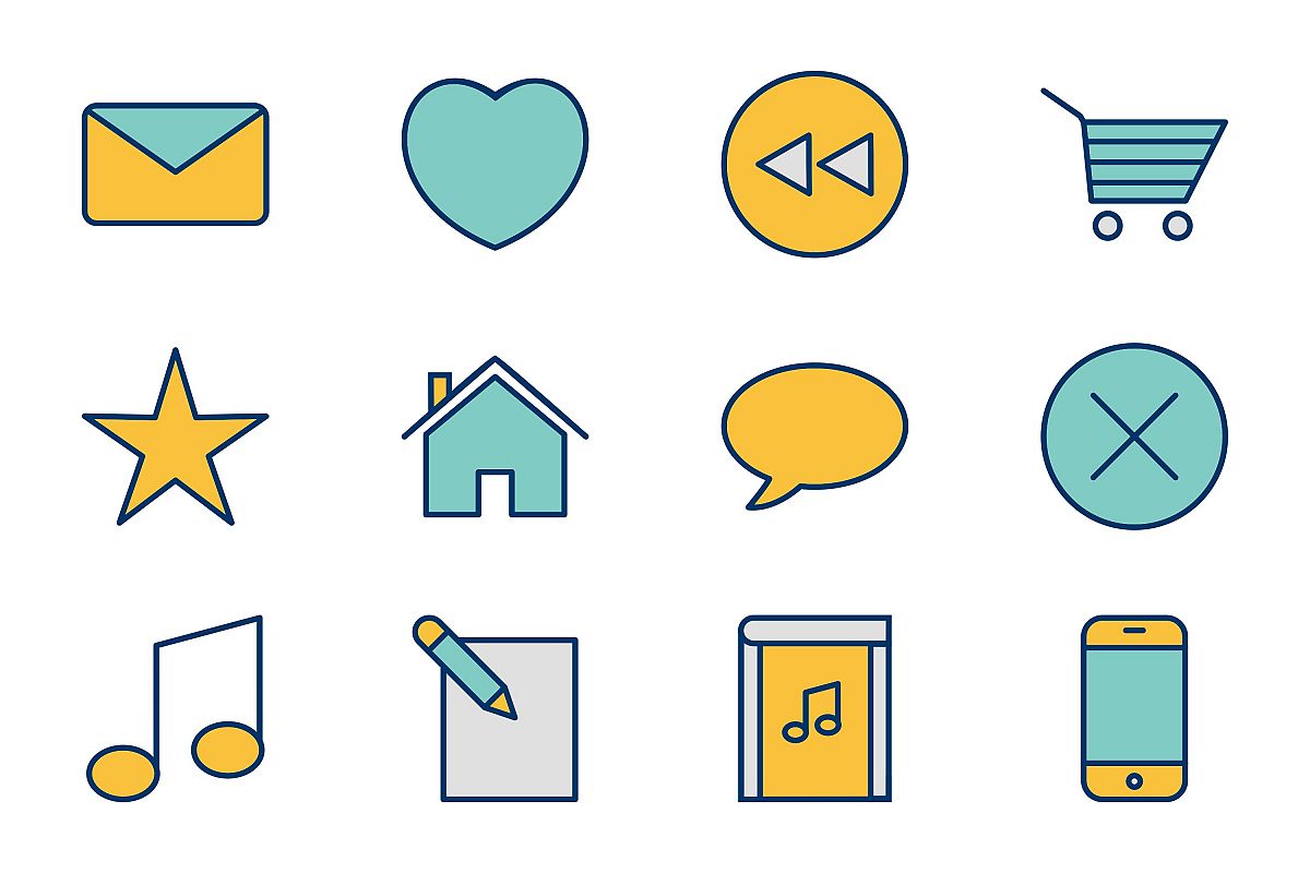Set Of Multimedia Icons example image 1