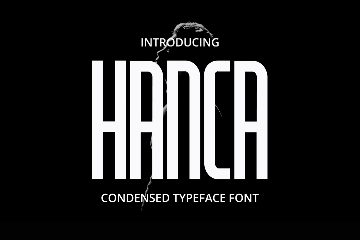 HANCA // Condensed Typeface example image 1