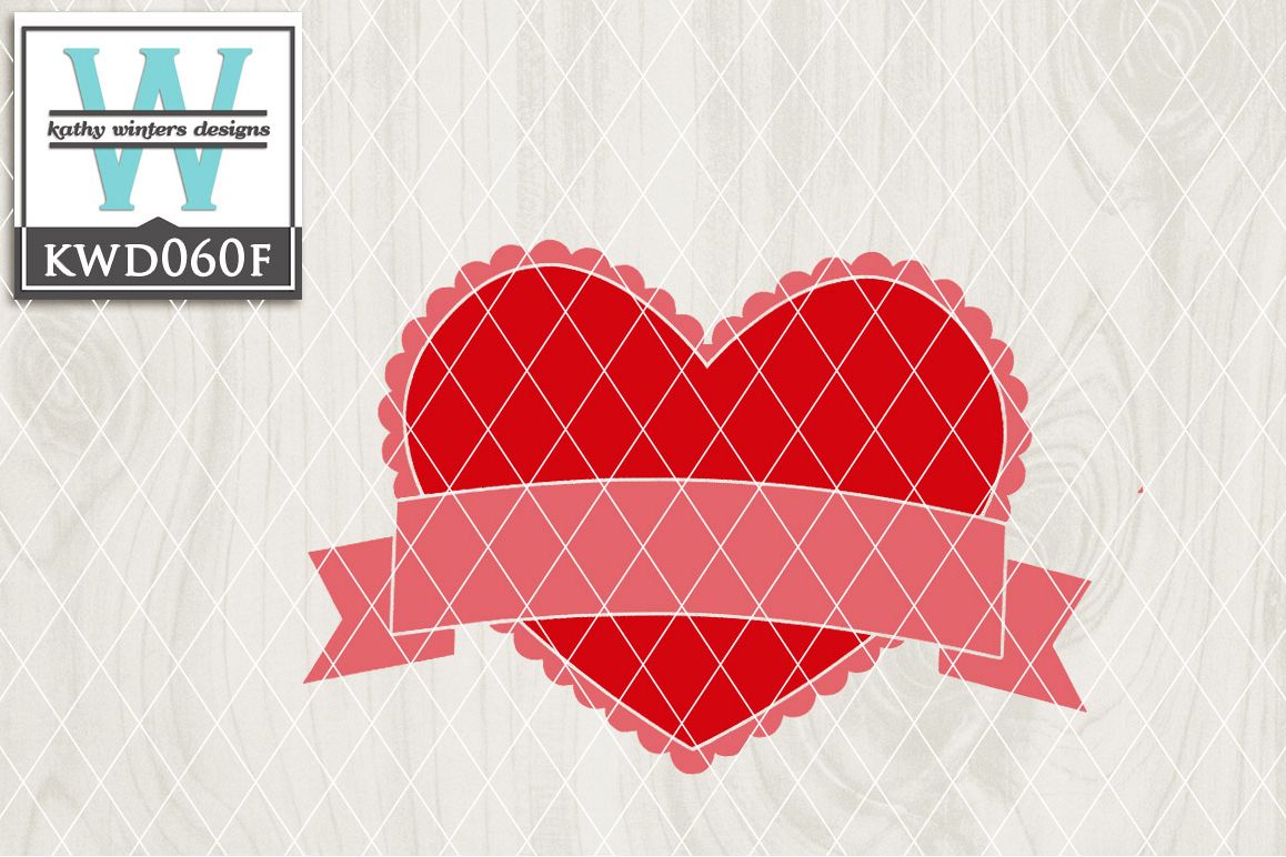 Valentines Cutting File KWD060F example image 1