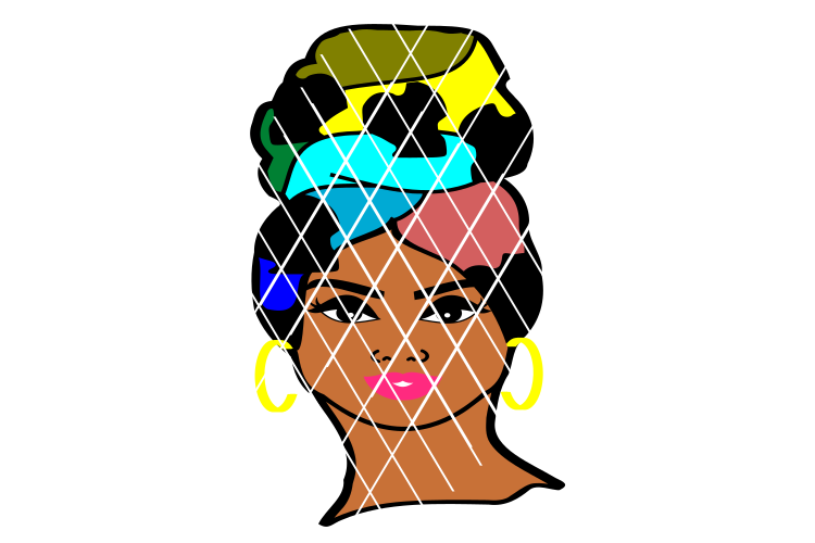 Della Headwrap svg,Afro woman svg, Black Girl Magic svg (113081