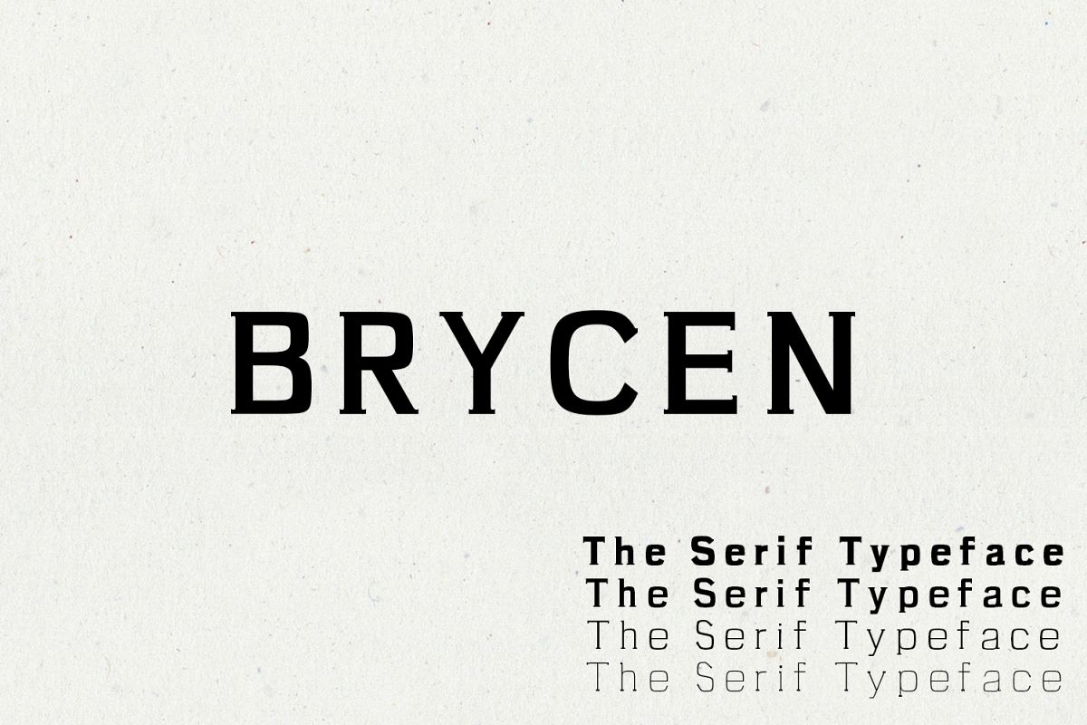 Brycen Serif Premium Font Family example image 1