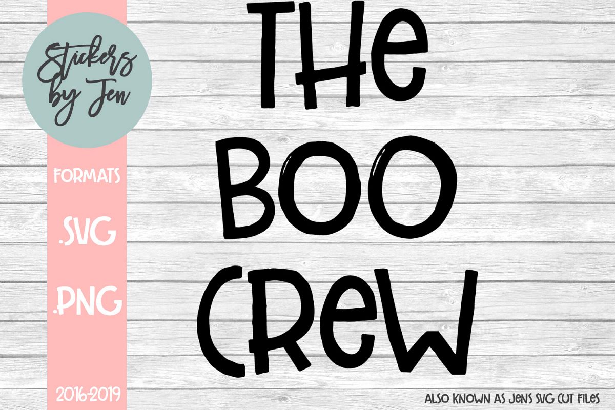 The Boo Crew SVG Cut File example image 1
