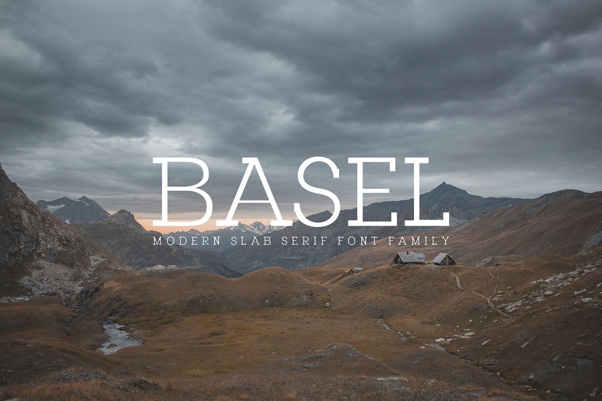 Basel Slab Serif Font Family example image 1