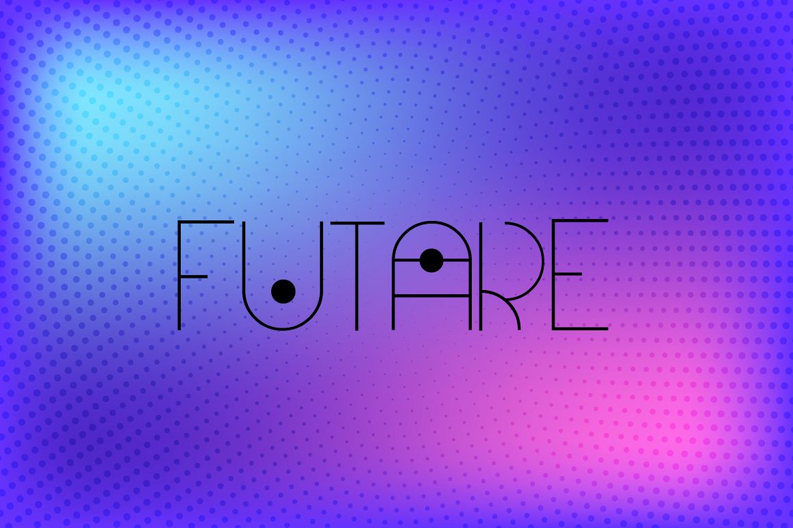 Futare - Thin Futuristic Capital Font example image 1