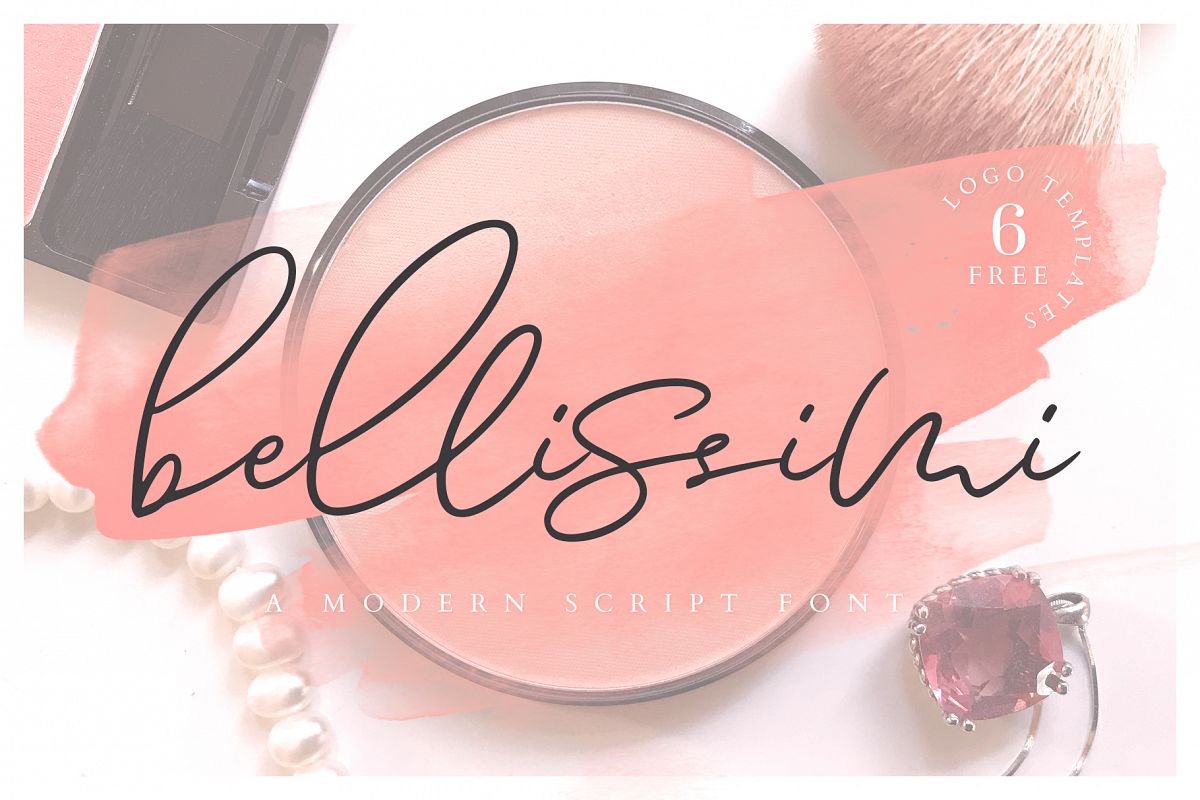 Bellissimi & 6 Free Logo Templates example image 1
