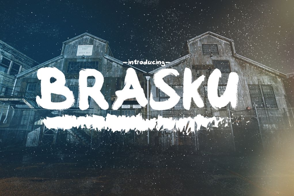 Brasku Font + Extras example image 1