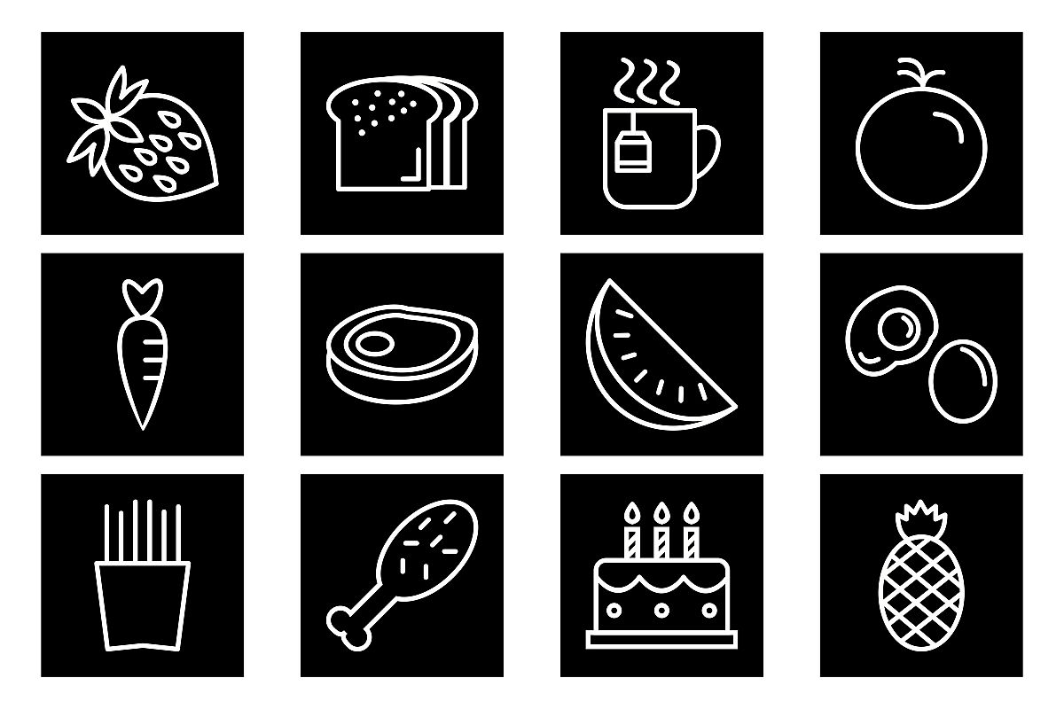 Set Of Food Icons example image 1