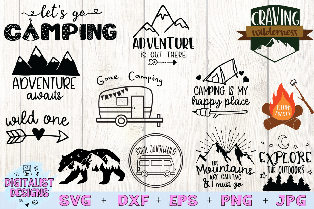 Free Free 114 Camping Monogram Svg SVG PNG EPS DXF File