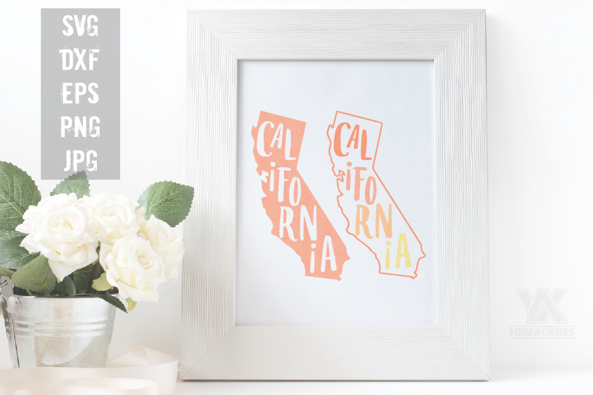 California SVG Set example image 1