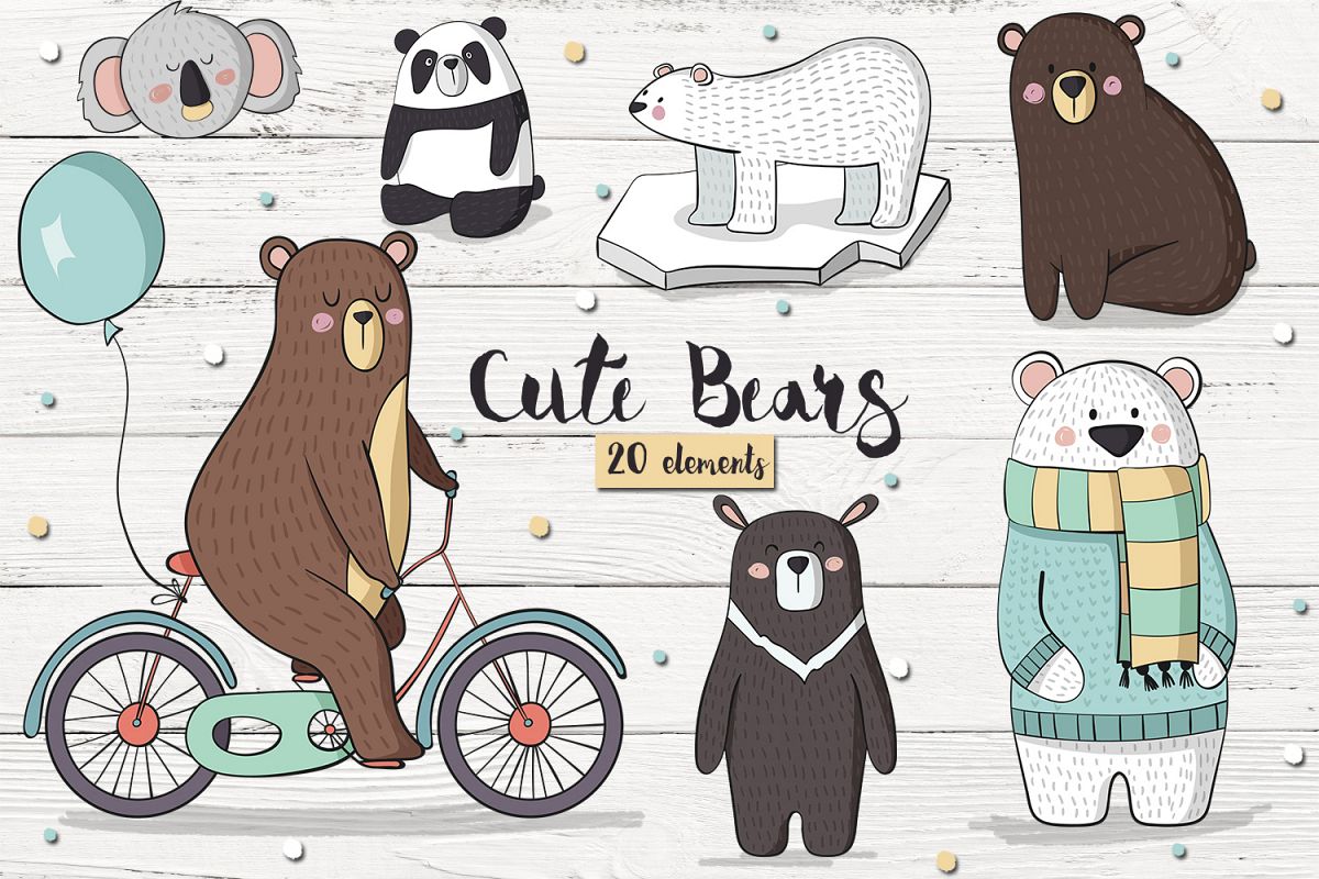 Cute Bears example image 1