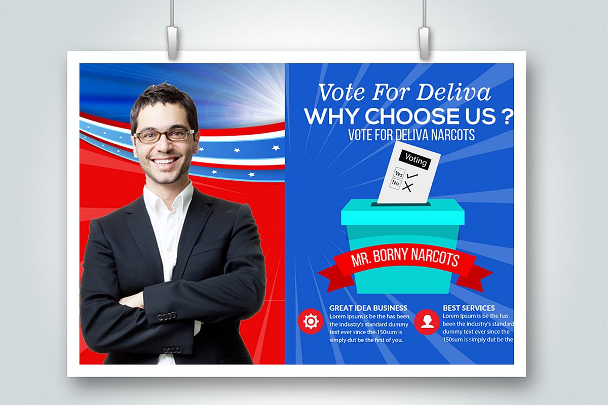 Election Voting Flyer Template example image 1