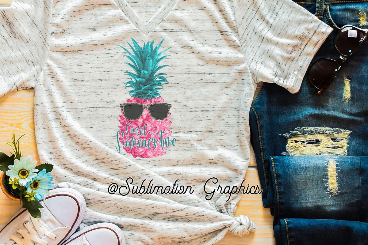 Sweet Summertime Sublimation PNG example image 1