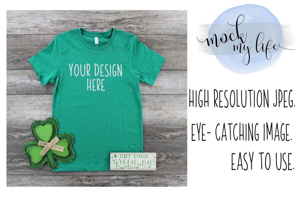 Bella Canvas Mockup / Plain Shirt Mock up example image 1
