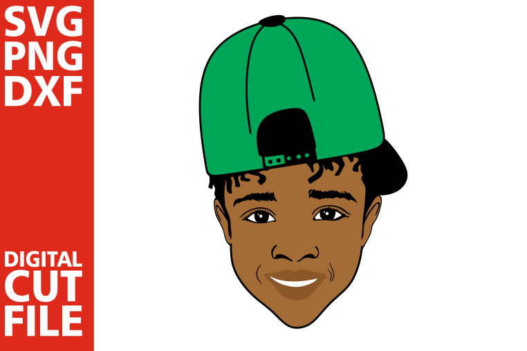 Afro Boy Svg Black Man Black Girl Magic Dreadlocks Cap