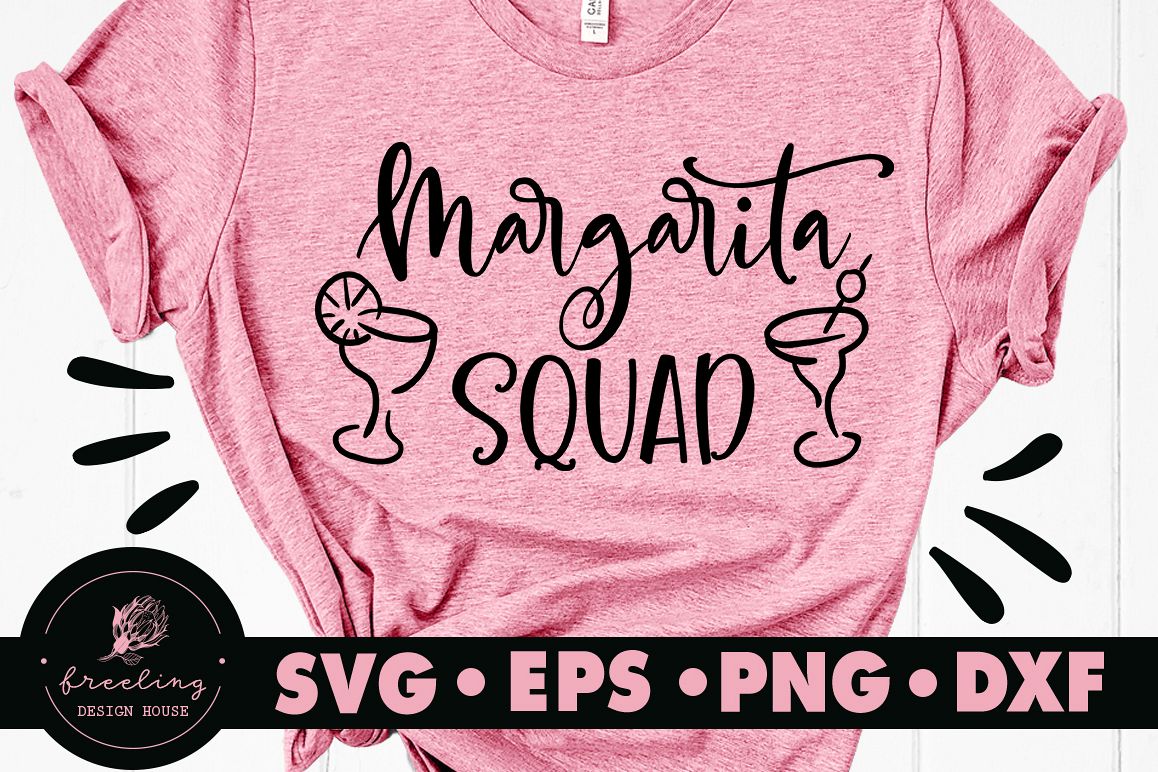 Margarita Squad SVG DXF EPS PNG example image 1