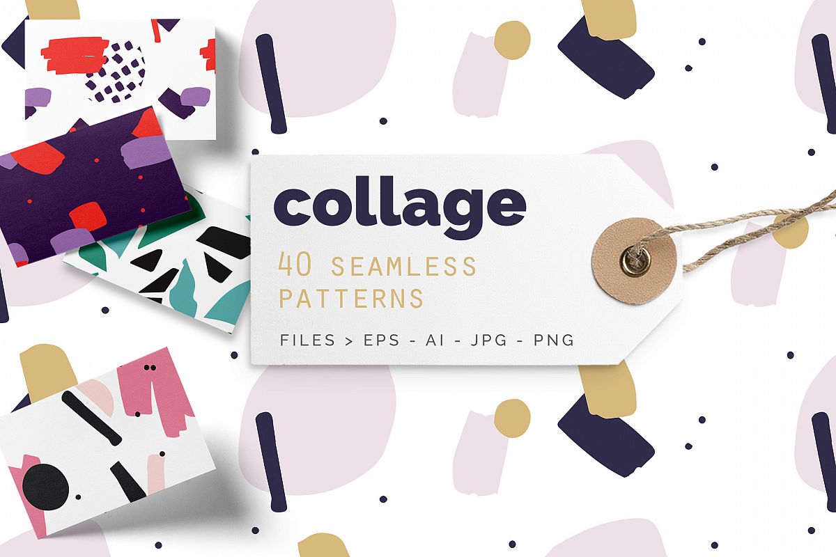 Collage Colorful Patterns example image 1