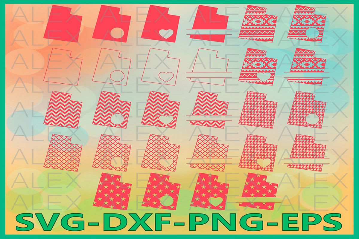 Utah State SVG, Utah SVG files for Cricut, Utah Svg Files example image 1