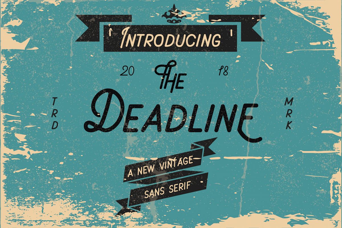 Deadline Font - Sans Serif example image 1