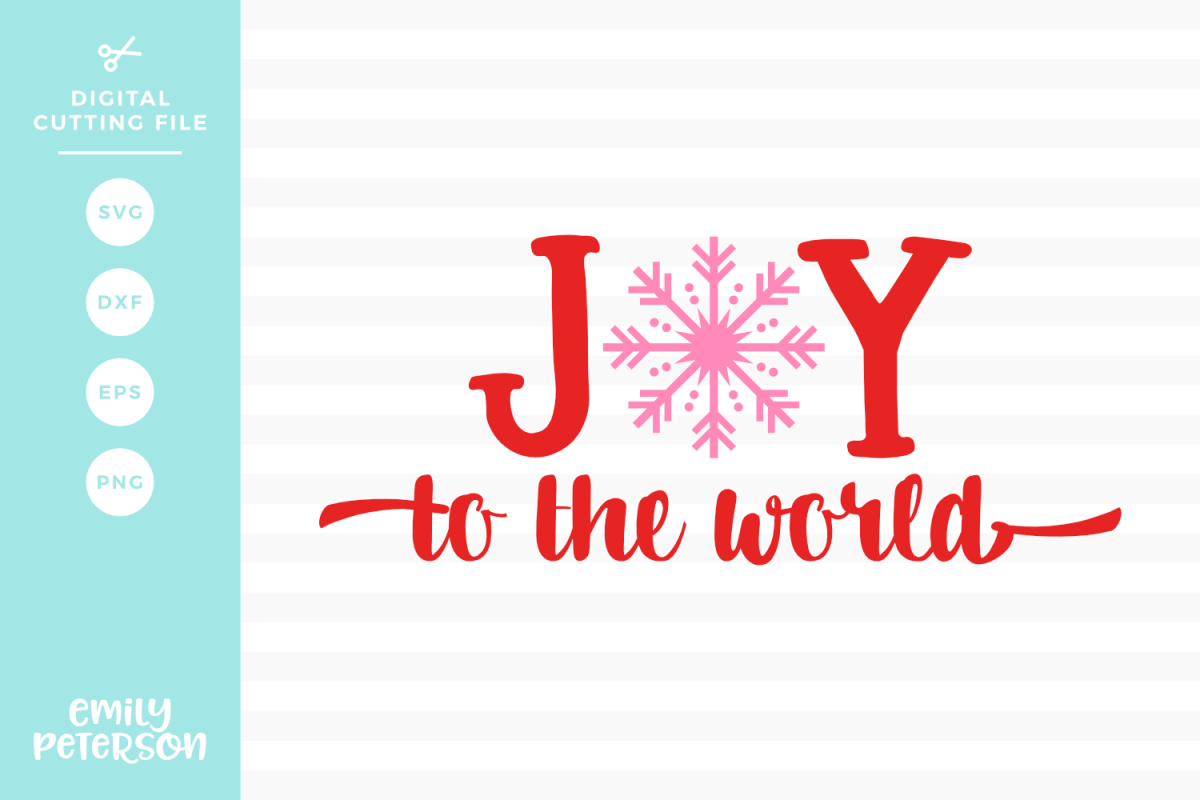 Joy To The World SVG DXF EPS PNG example image 1