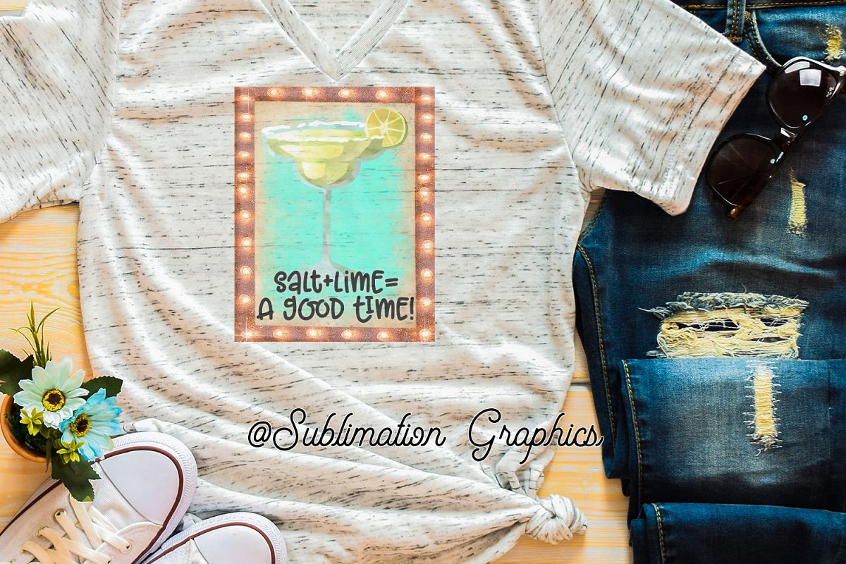Salt plus Lime Sublimation Digital Download example image 1